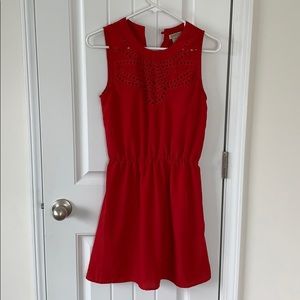 Red lucky brand dress size XS